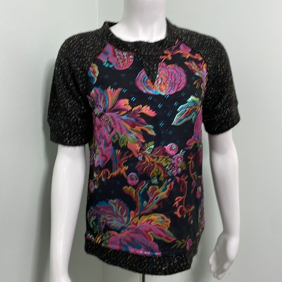 ANTHROPOLOGIE James Coviello brocade metallic top - Picture 3 of 8